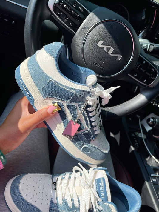 Premium Skeleton Denim Sneaks